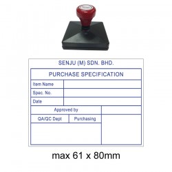 Flash Stamp MY6584F 61x80mm